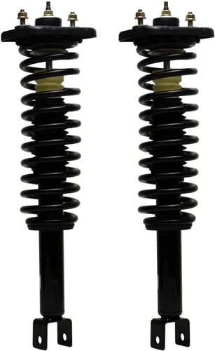 Miniatura 40 de Detroit Axle - Puntales 4WD para Ford Expedition Lincoln Navigator 1997-2002, 4 puntales completos con muelle helicoidal delantero trasero 1998 1999