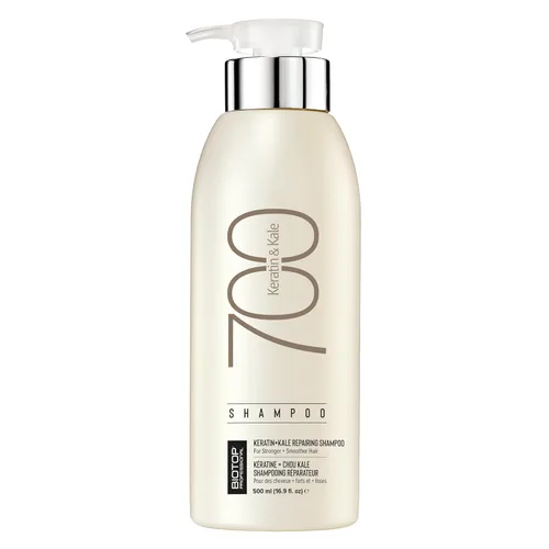 Miniatura 7 de Biotop Professional 700 Keratin + Kale Hair Shampoo – Reparación del cabello dañado rico en vitaminas A, C + K – Combate el encrespamiento y reduce