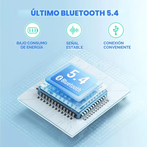 Miniatura 6 de iClever BTH22 - Auriculares Bluetooth para niños, tiempo de reproducción de 60 horas, carga rápida USB C, Bluetooth 5.4, cable AUX, volumen seguro