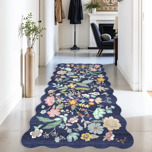 Miniatura 42 de Alfombra lavable para pasillo - 2x7 alfombras de cocina, alfombra para entrada, alfombra vintage, suave, alfombra antideslizante para piso, alfombra