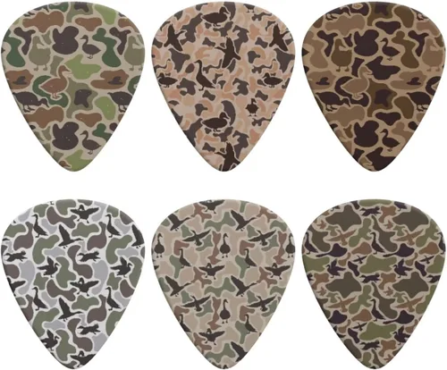 Miniatura 10 de KEIAHUAN Cool Skull - Púas de guitarra – Plectros triángulos clásicos para bajos, guitarras acústicas y eléctricas – Púas pesadas para guitarristas