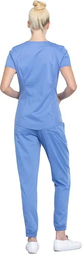 Miniatura 3 de Cherokee Ropa quirúrgica superior para mujer, con cuello en V, WW601