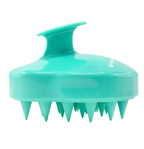 Miniatura 2 de Maxsoft Cepillo Masajeador del Cuero Cabelludo Cepillo de Champú, Cepillo de Cuidado del Cuero Cabelludo Verde claro