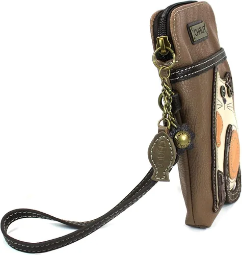 Miniatura 4 de Chala - Bolsa cruzada de piel sintética multicolor con correa ajustable para teléfono celular