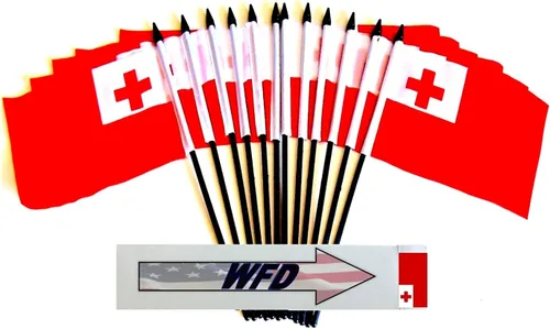 Miniatura 6 de World Flags Direct Banderas en miniatura de poliéster de Afganistán, paquete de 12, decoración de mesa de fiesta, desfiles, 4 x 6 pulgadas, verde