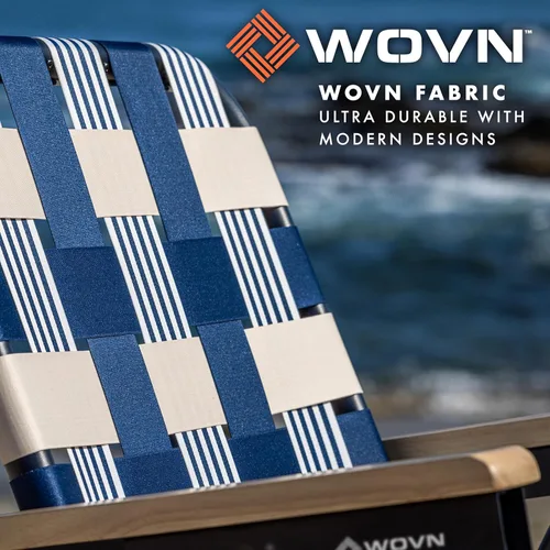 Miniatura 4 de GoSports WOVN - Silla de playa tipo mochila – 9 estilos disponibles – Silla de camping plegable de primera calidad Lido