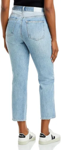 Miniatura 2 de Pistola Jeans de pierna recta de tiro alto para mujer