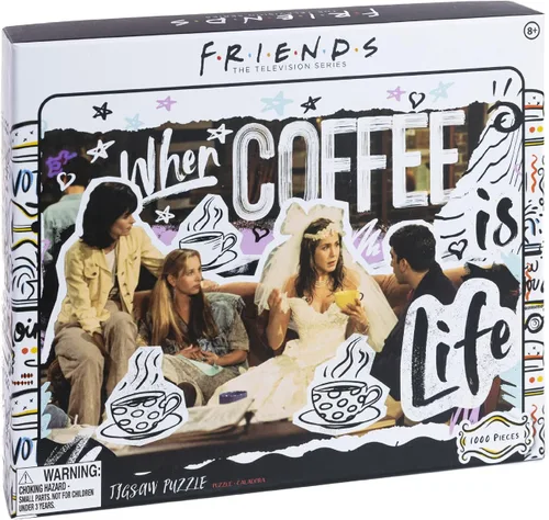 Miniatura 5 de Paladone Friends Coffee is Life - Rompecabezas de 1000 piezas, producto