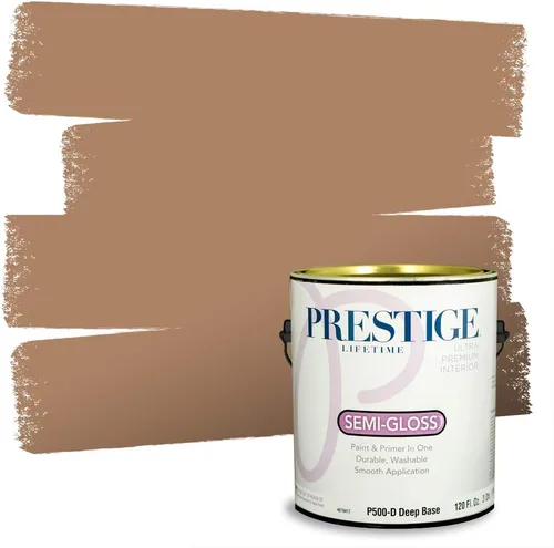 Miniatura 134 de PRESTIGE Pintura exterior e imprimación en uno, bronceado Aberdeen, plano, 1 galón