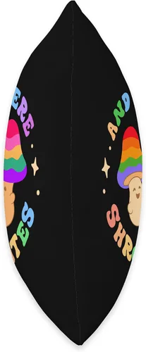 Miniatura 2 de Shroommates! Cute Groovy Gay Rainbow Mushroom Fans And They Were Shroom Mates Roommates Funny Pride Queer Joke - Almohada de 16 x 16 pulgadas