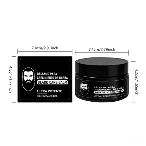 Miniatura 8 de Estimulante para Barba, Apolo Cosmetics Para Barba, Ultra Potente Bálsamo de Crecimiento, New De Barba, Estimulante Barba Hidrata y Fortalece