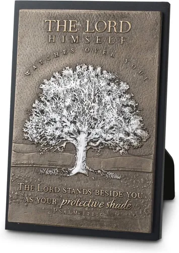 Miniatura 9 de Lighthouse Christian Products Trust - Brújula de placa de escultura de piedra fundida, tono bronce martillado, 6.5 x 4.5 pulgadas
