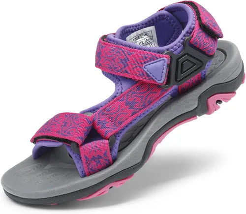 DREAM PAIRS Sandalias de verano para niños, ligeras y ajustables (para niños y niñas, grandes y pequeños).