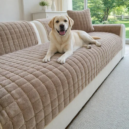 Funda de terciopelo para sofá, lavable, antideslizante, para sofá modular de 3 cojines, sillón reclinable en forma de L, fundas protectoras de