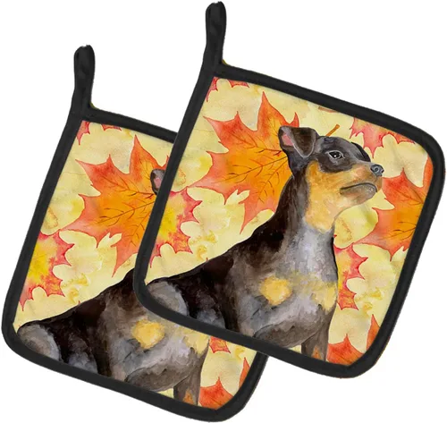 Miniatura 225 de Caroline's Treasures BB9655PTHD - Juego de soportes para ollas de cocina resistentes al calor, almohadillas calientes para horno, 7 1/2 x 7 1/2