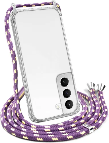 Miniatura 16 de Funda transparente compatible con Samsung Galaxy S22 Ultra con correa ajustable para el cuello, funda cruzada para Galaxy S22 Ultra, TPU