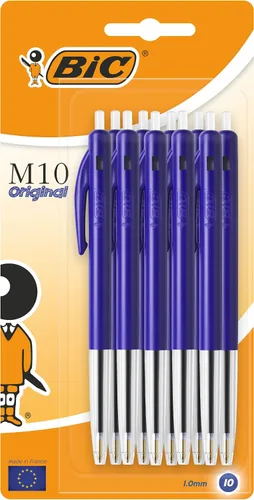 Miniatura 7 de BIC M10 - Bolígrafos Clic medianos (100 unidades), color negro