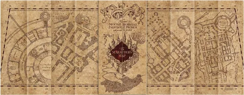 Miniatura 6 de The Noble Collection Rompecabezas del mapa del merodeador de Harry Potter