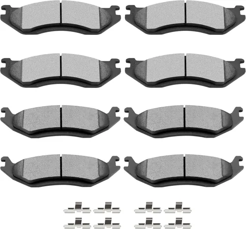 Miniatura 13 de SCITOO Kits de pastillas de freno de cerámica D465 D374 Reemplazo delantero y trasero para Acura CL 1997-1999, para Honda Civic 2002-2003 200-2011