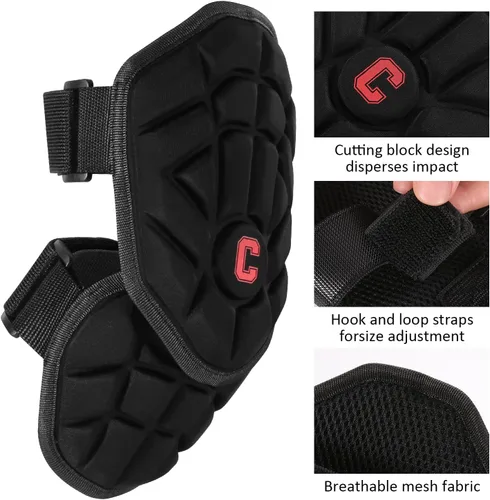 Miniatura 6 de Cienfy Bat's - Coderas de béisbol para jóvenes y adultos, coderas, protector de antebrazo
