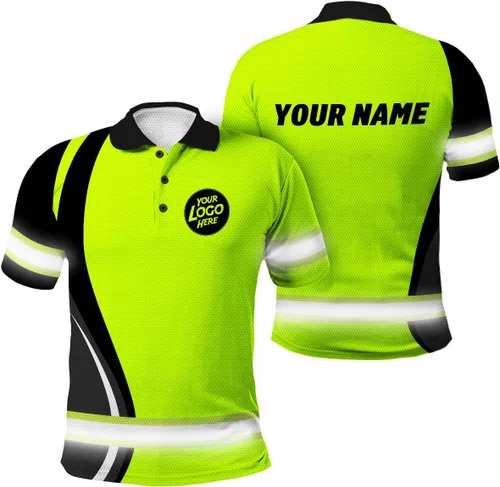 Miniatura 10 de Uniform Company - Polo reflectante de alta visibilidad para hombres y mujeres, polo de seguridad, ropa de trabajo para trabajadores Sudadera