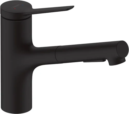 Miniatura 7 de hansgrohe Zesis Grifo de cocina monocontrol cromado, llaves de cocina con pulverizador extraíble, llave para fregadero de cocina, cromado 74810001