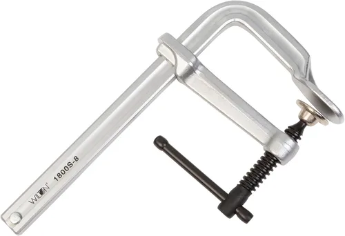 Wilton Abrazadera F de servicio regular, apertura de 8 pulgadas, garganta de 4-3/4", 1800 Lbs. fuerza de sujeción (1800S-8)