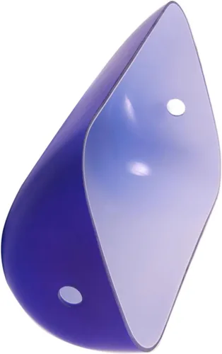 Miniatura 2 de GoLucky Pantalla de repuesto estándar para lámpara de banqueros de vidrio (azul)