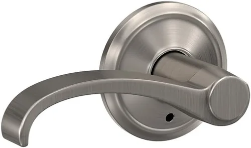 Miniatura 7 de Schlage Custom FC21 WIT 716 ALD Whitney - Manija con cerradura para pasillos y armarios y baño Alden, bronce envejecido