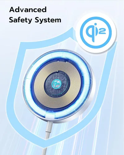 Miniatura 3 de NewQ Almohadilla de carga inalámbrica magnética, cargador inalámbrico certificado de 15 W Mag-Safe compatible con iPhone 17/16/15/14/13/12 Series
