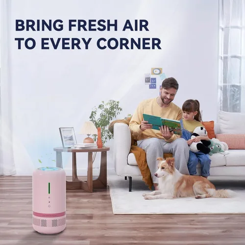 Miniatura 5 de Purificadores de aire para el hogar, purificador de aire HEPA para habitación de hasta 960 pies cuadrados, purificadores de aire para olor, polvo