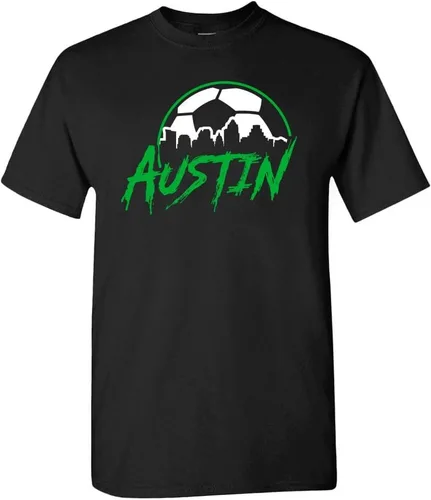 Miniatura 22 de Xtreme Apparrel Camiseta Team City Skyline para los aficionados al fútbol New York - Camisa azul marino