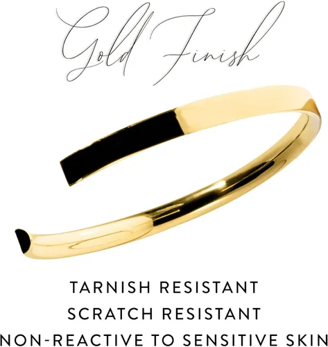 Miniatura 5 de Stella Valle Lip Bracelet - 18K Gold and Rhodium Cuff Bracelet in the Shape of Lips with Swarovski Crystals - You Leave Your Mark on Me