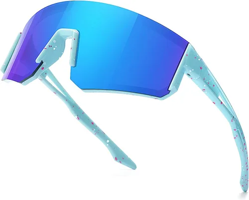 Miniatura 13 de SEKKAF - Gafas de sol deportivas para jóvenes, para béisbol y softbol, para niños y niñas de 6 a 12 años, gafas de sol para ciclismo, ligeras
