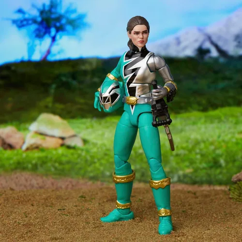 Miniatura 11 de Power Rangers Lightning Collection Dino Fury Green Ranger - Figura de acción a escala de 6 pulgadas, juguetes y figuras de acción para niños a