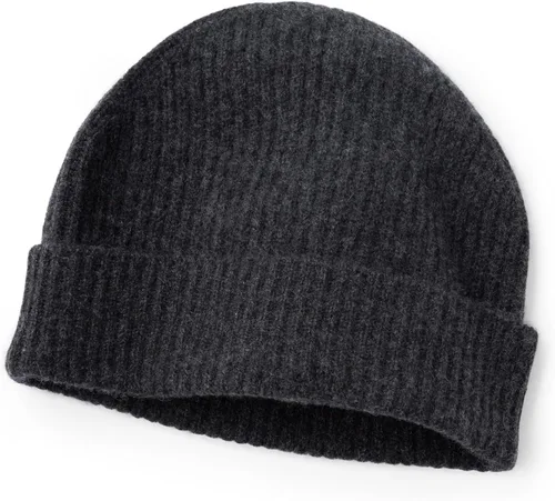 Miniatura 15 de Fishers Finery Sombrero con puños acanalados de cachemira 100% pura para hombre; ultra felpa