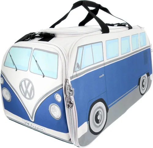 Miniatura 27 de BRISA VW Collection - Volkswagen Samba Bus T1 Camper Van Sport, gimnasio, bolsa de viaje, bolsa de lona con compartimento para zapatos y artículos