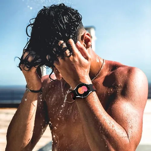 Miniatura 8 de DaQin Correa Deportiva Sin Espacio Compatible con Samsung Galaxy Watch 7/6/5/4 Banda 40mm 44mm/Galaxy Watch FE/Watch 6 4 Classic 43mm 47mm 42mm