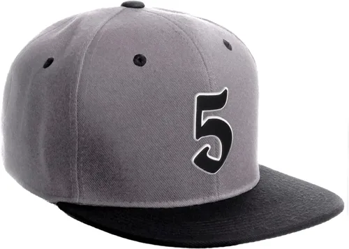 Miniatura 1590 de Daxton Gorra clásica con visera de billete plano con letras del alfabeto inglés antiguo de la A a la Z