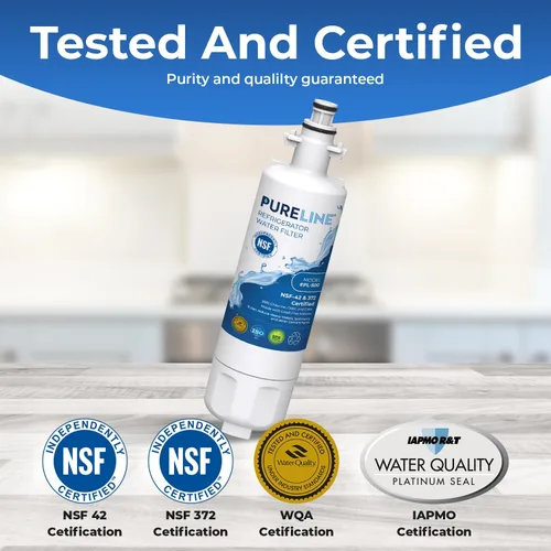 Miniatura 2 de Pureline 9690, LT700P Reemplazo para LG LT700P, Kenmore Elite 9690, Kenmoreclear 46-9690, ADQ36006101, HDX FML-3, filtro de agua para refrigerador