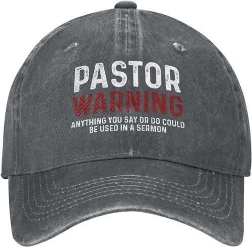 Miniatura 15 de Regalos de agradecimiento para pastores, regalos para pastores para hombres, sombrero de advertencia para pastor, gorra de advertencia para pastor