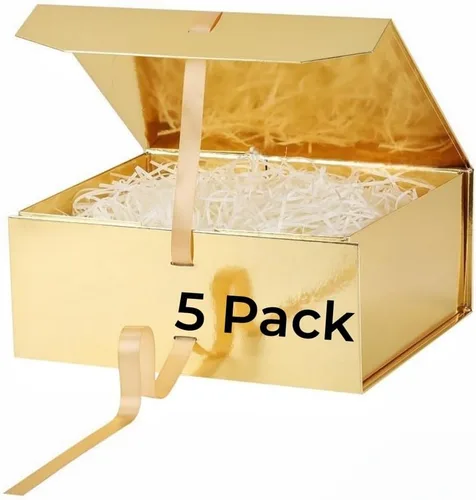 Miniatura 47 de GoooodGift Caja de regalo grande azul, 1 paquete de 13.5 x 11 x 5.3 pulgadas, caja de regalo de lujo para regalos con tapa de cierre magnético