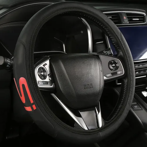 Funda de cuero para volante compatible con Civic si Universal Size (SI)