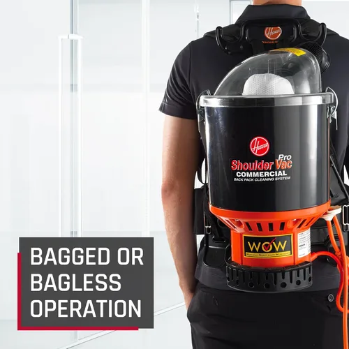 Miniatura 13 de Aspirador hombro Vac Pro sin bolsa Hoover Commercia ligera mochila aspiradora c2401