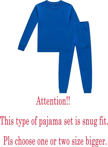 Miniatura 2 de KikizYe Pijama de manga larga para niños pequeños