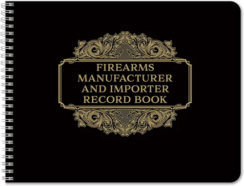 BookFactory Libro de registro del fabricante e importador de armas de fuego/Libro de registro de adquisición y disposición/Libro de registro de