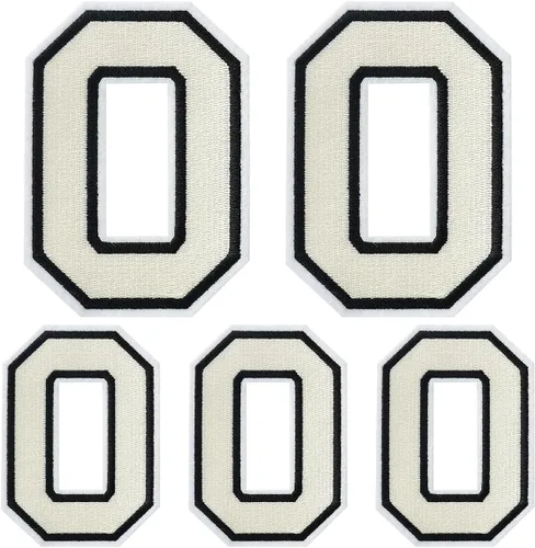 Miniatura 46 de Parches de números para planchar, 5 piezas de parches de números bordados completos para ropa, vestido, sombrero, jeans, accesorios de bricolaje