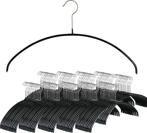 Miniatura 18 de Mawa de Reston Lloyd Serie Euro - Perchero de acero antideslizante de ahorro de espacio para camisas, vestidos, suéteres, Estilo 40/P, cobre