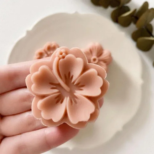 Miniatura 6 de Sakura - Molde para pastel de luna, molde de prensa manual para manualidades, herramientas de pastelería (pastel de luna de 1.06 oz)