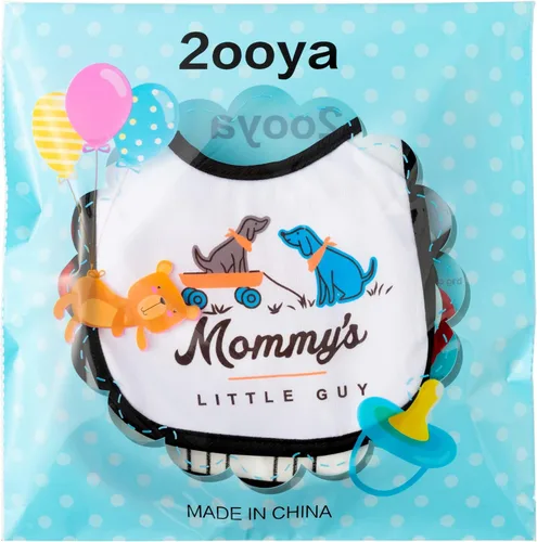 Miniatura 8 de 7 Piezas Baberos de Bebé de Algodón Impermeables con Cierre de Velcro Babero para Recién Nacido Recuerdo Regalo de Bebé para Babear Alimentación